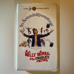 Willy Wonka and the Chocolate Factory (VHS, 1994 Kids Movies